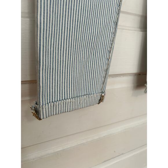 Nautical Cropped Striped Pants by Kensie Classic Stretch Women's Size 2 NWOT - Picture 3 of 10